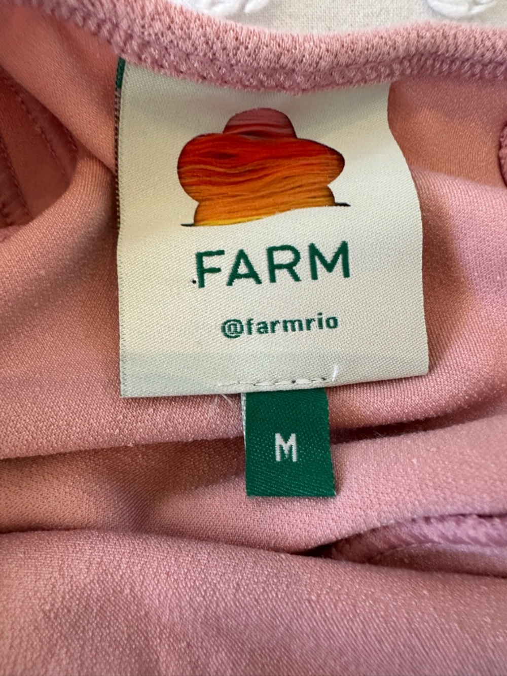Farm Rio Open Back Stretch Midi Dress in Pink - Picture 8 of 9